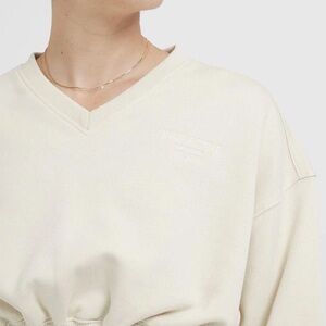 ALL DAY EST 2020 CROP V-NECK SWEATSHIRT
